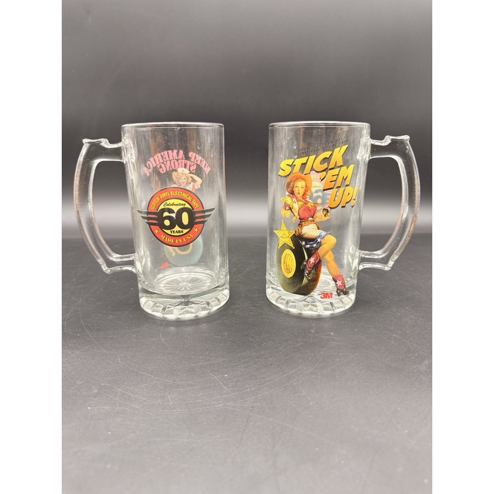 Stick Em Up/Keep America Strong Mugs 16oz. Scotch vinyl electrical tape 60 yrs.